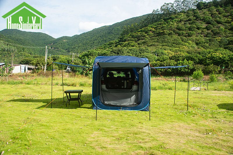 Cheap Goat Tents Car Rear Tent Pop Up Outdoor Camping Sunshade Tents Hiking Waterproof Windproof Self Driving Tour Car Rear Awning Trunk Tents   